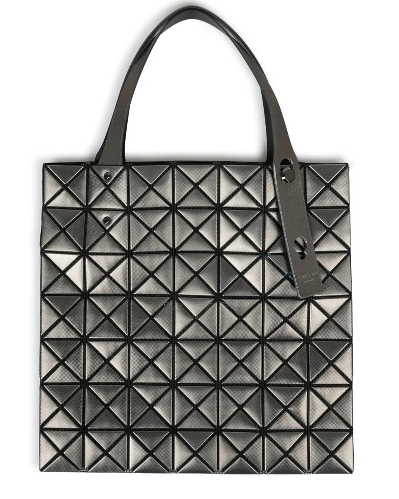 Issey Miyake Women's Tote Bag Platinum Charcoal Polyester Handbags Hand Gray