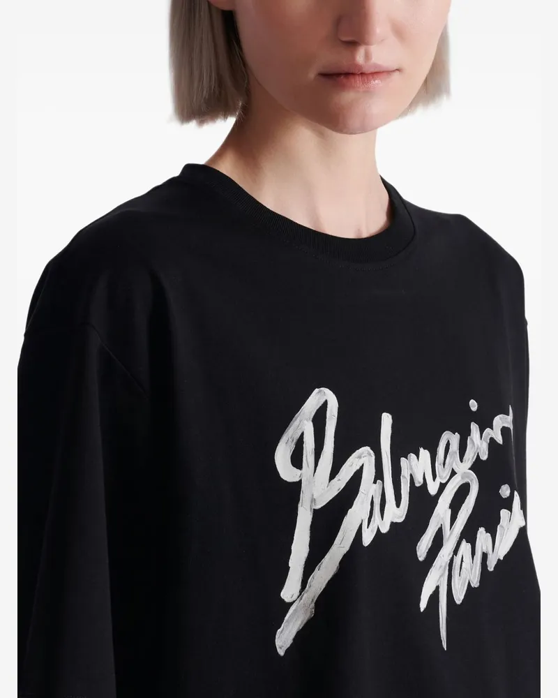 Balmain Paris T-Shirt — Black Black