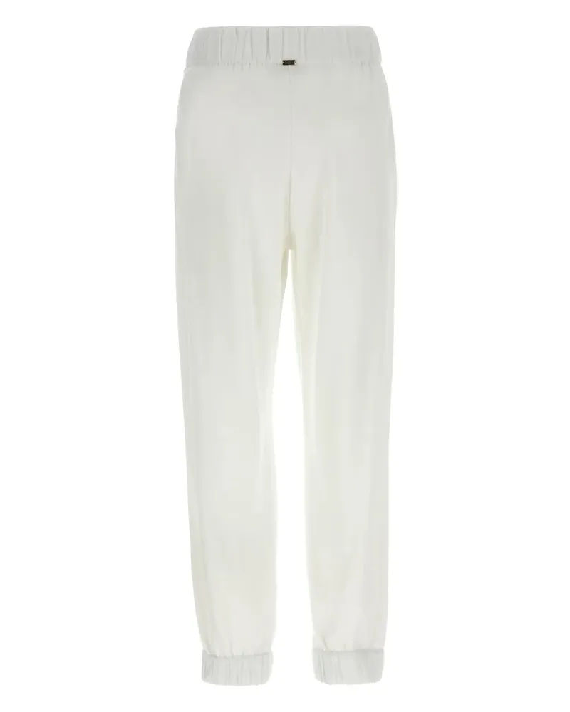 Herno Women's Logo-Plaque Track Pants Ss25 W White