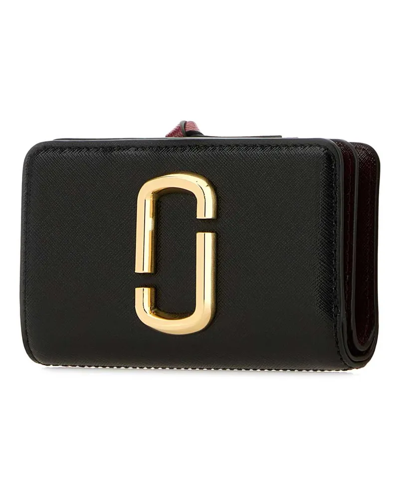 Marc Jacobs Women's Black Leather Wallet Blackmulti Portafogli Black