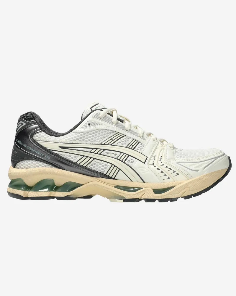 Asics Unisex Sneakers Gel-Kayano 14 Cream-Obsidian-Grey Trainers Cream/obsidian/grey White