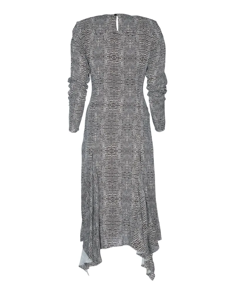 Elisabetta Franchi Women's Abito Stampa Pitone Nero Abiti Dress Black