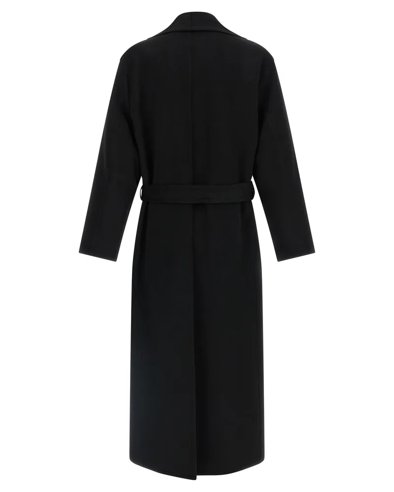 Tom Ford Men's Black Virgin Wool Coat Clothing Black