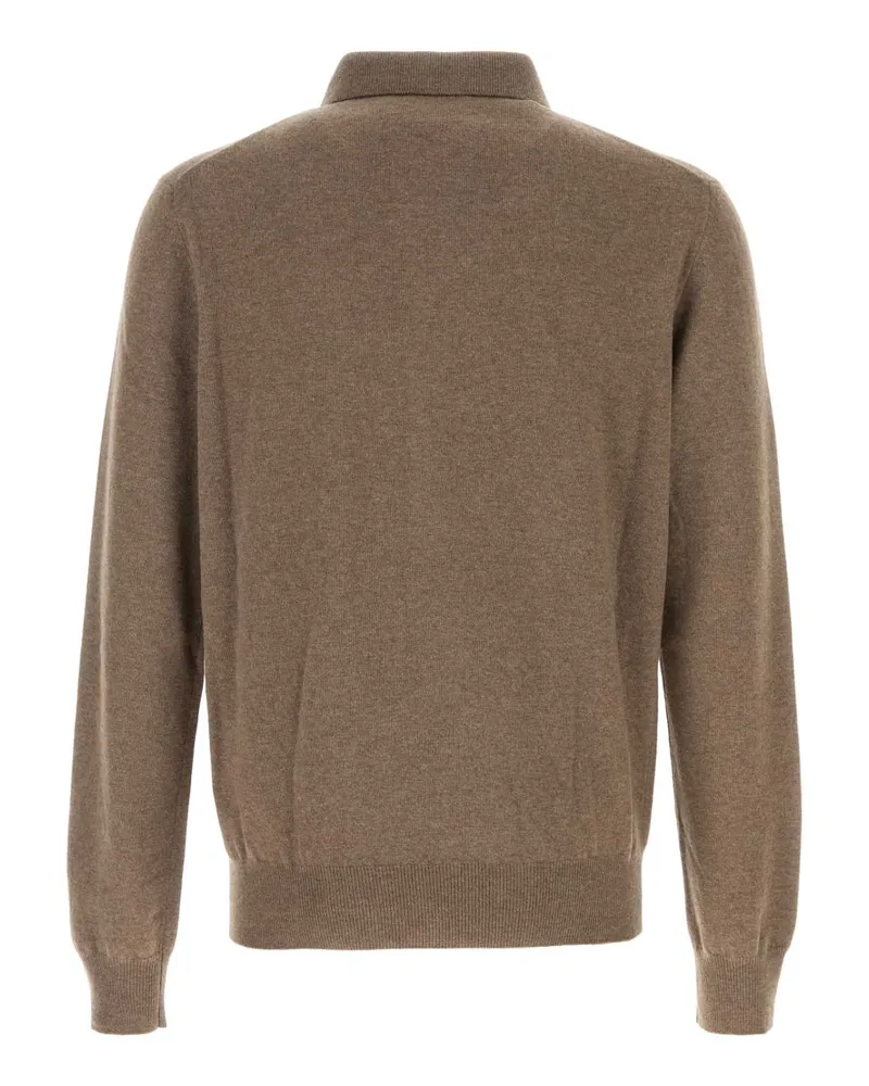 Jil Sander 251 Exterior: Wool Maglieria Sweater Beige