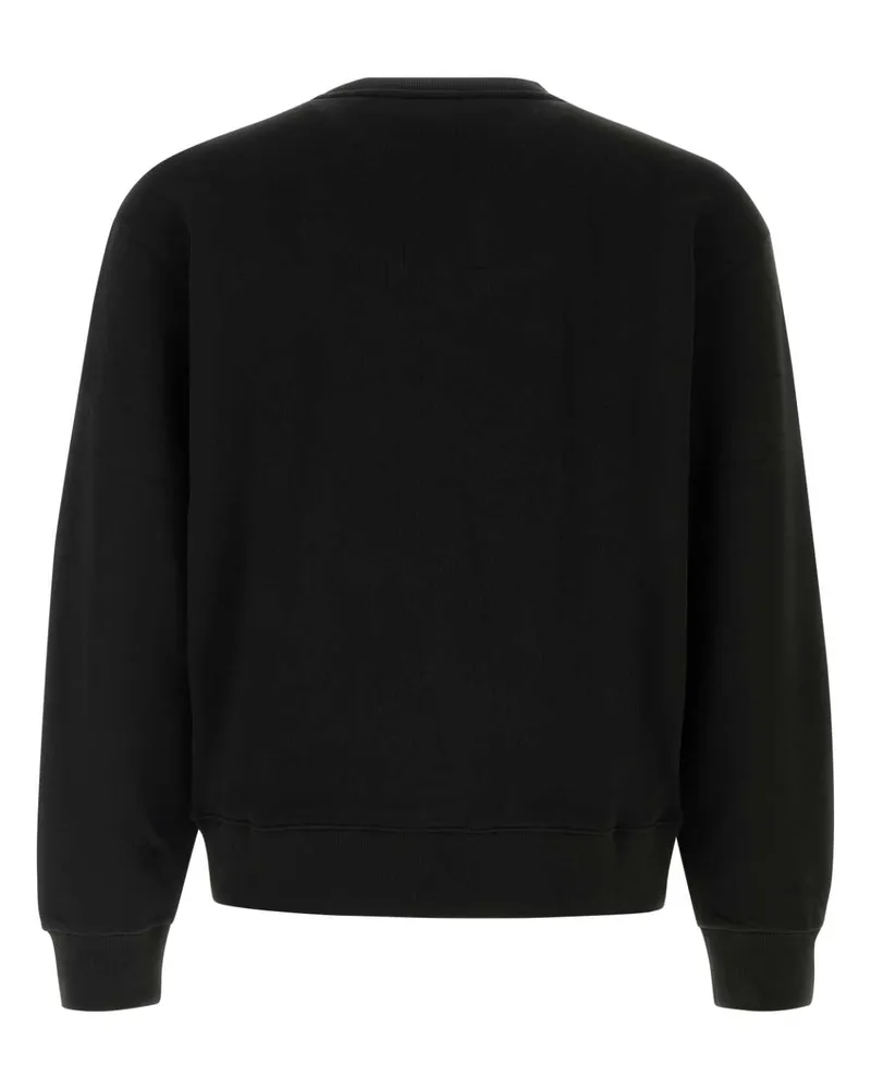 Kenzo Black Exterior: Cotton Felpe Sweater Black