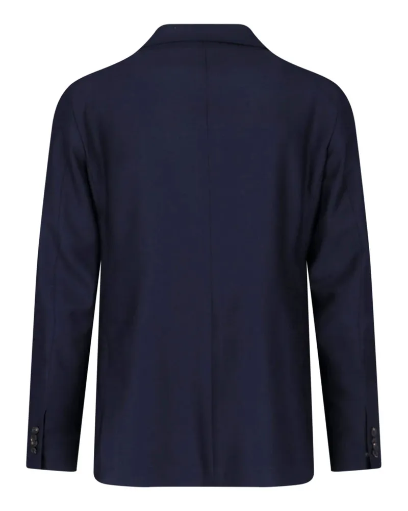 Tagliatore Men's Jackets Blue Virgin Wool Navy