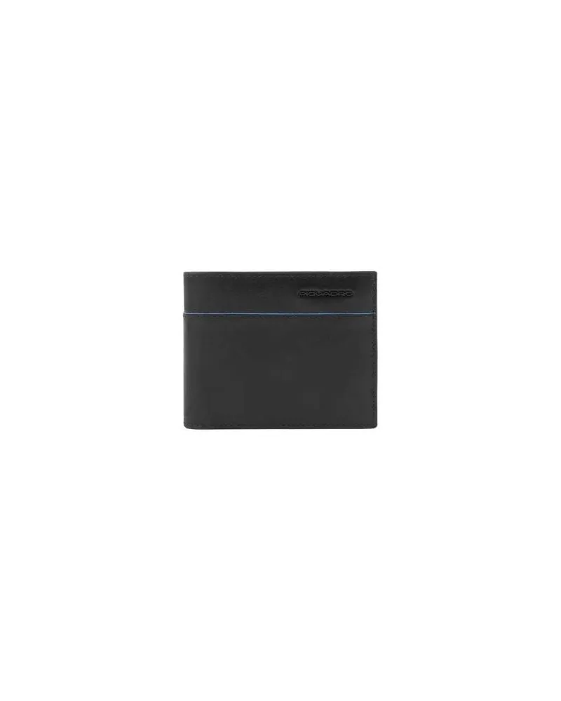 Piquadro Men's Black Leather Bags Wallet Black