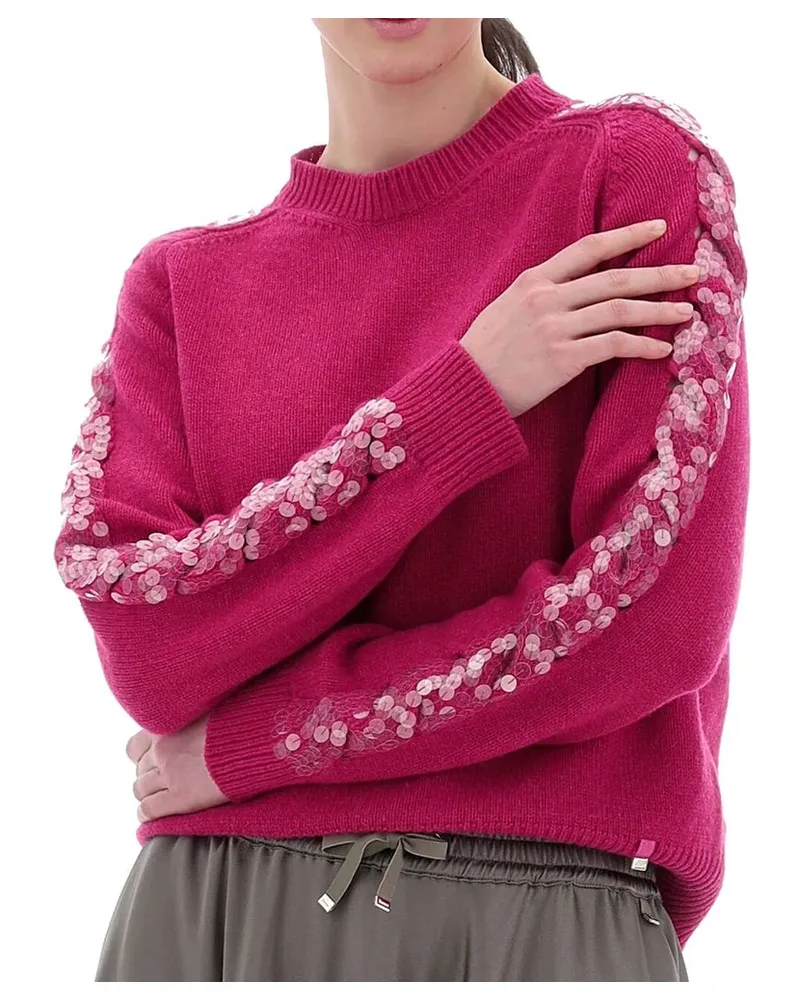 Herno Women's Multicolor Cashmere Sweater Clothing Pink