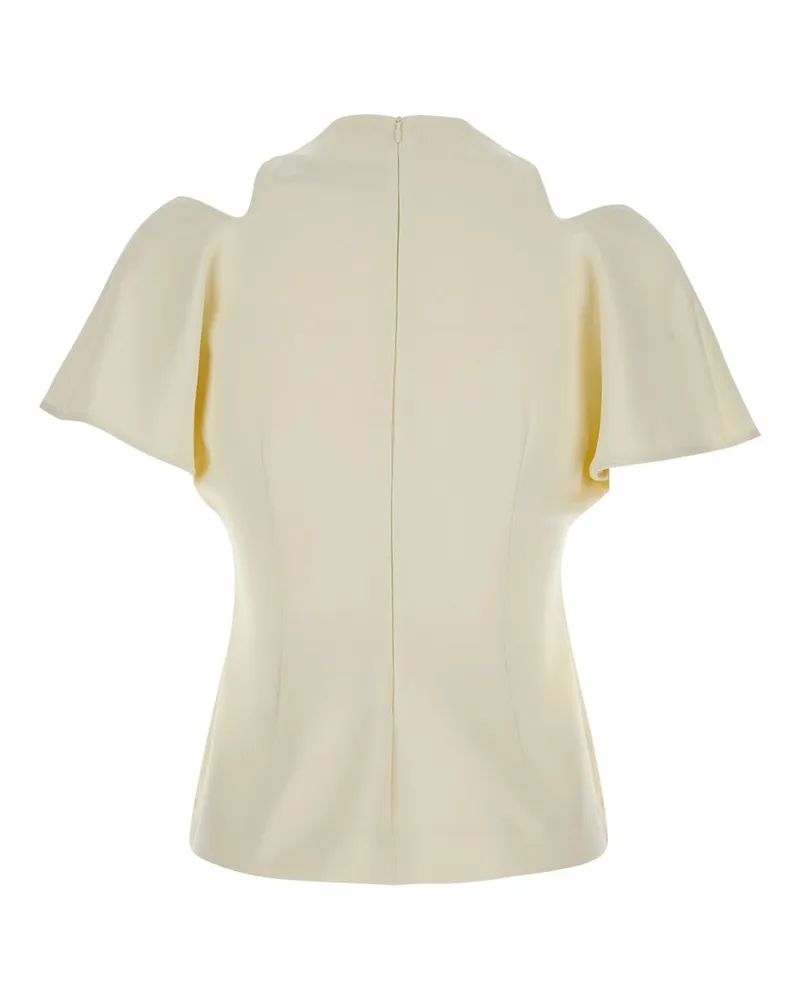 Federica Tosi Women's Blouse Cady White Polyester Top White