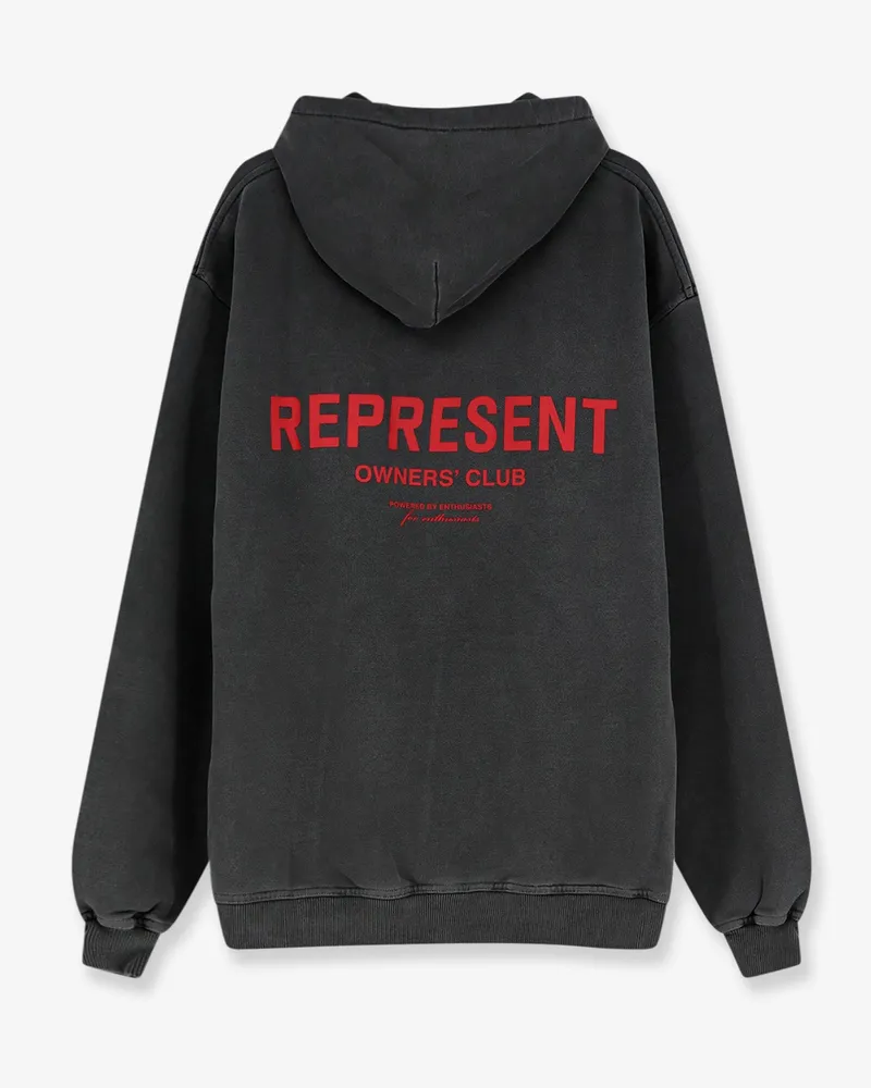 REPRESENT Men Sweatshirt Owners Grey Cotton Sweatshirts Sweater Gray