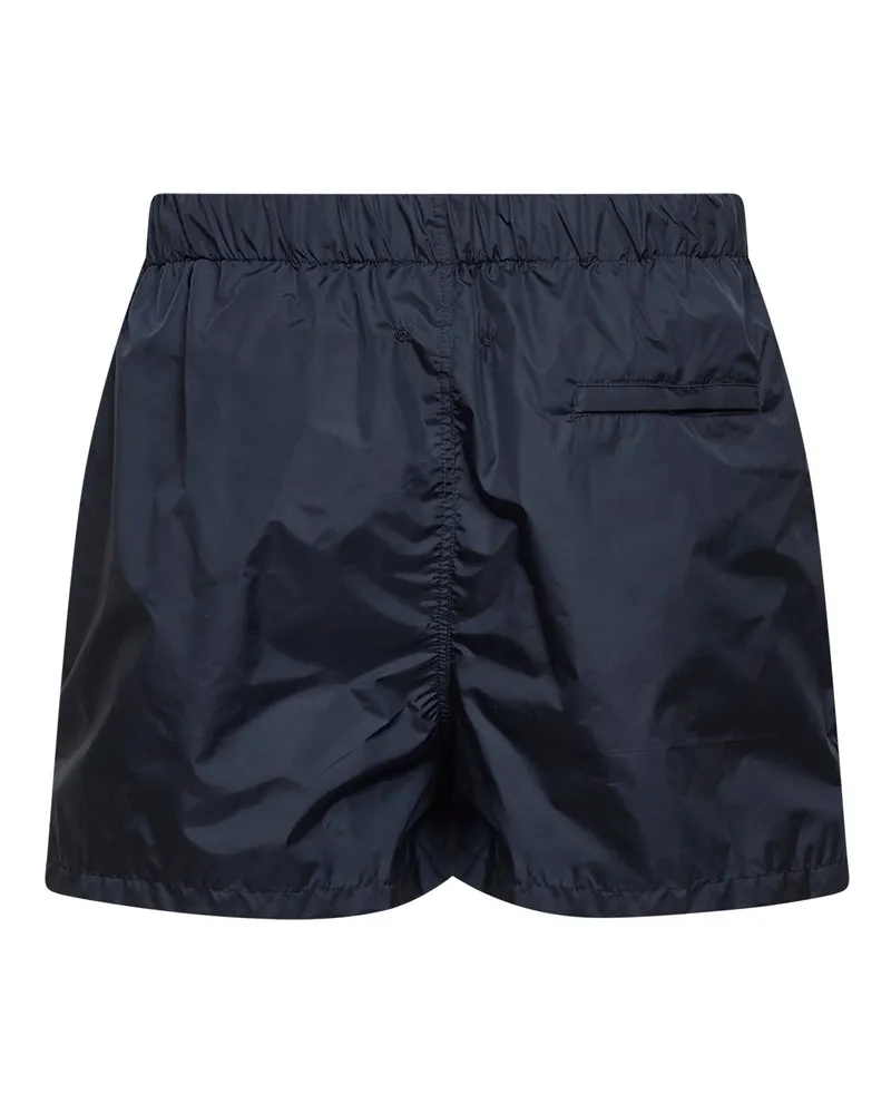 Hevò Men's Swim Shorts Torre Guaceto Navy Blue Polyamide Beachwear Sea Clothing Navy