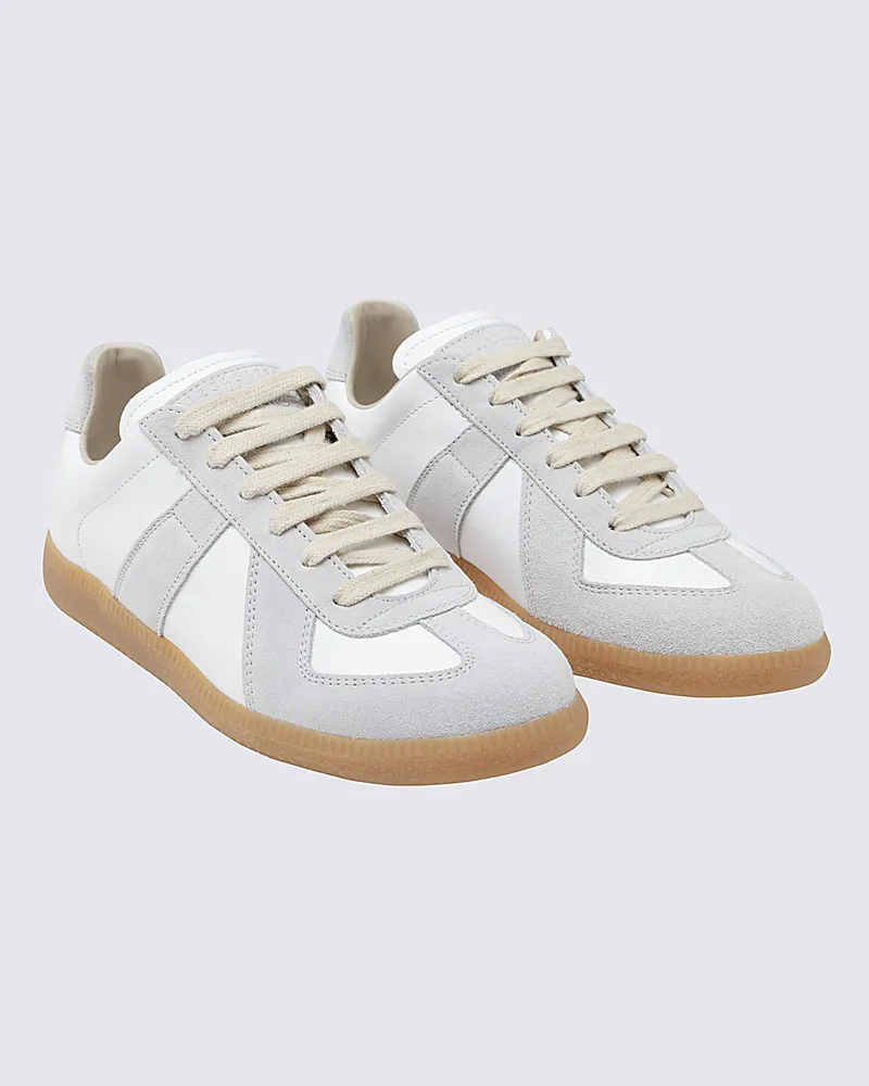 Maison Margiela Women's Sneakers Dirty White _cover Le Sole El White
