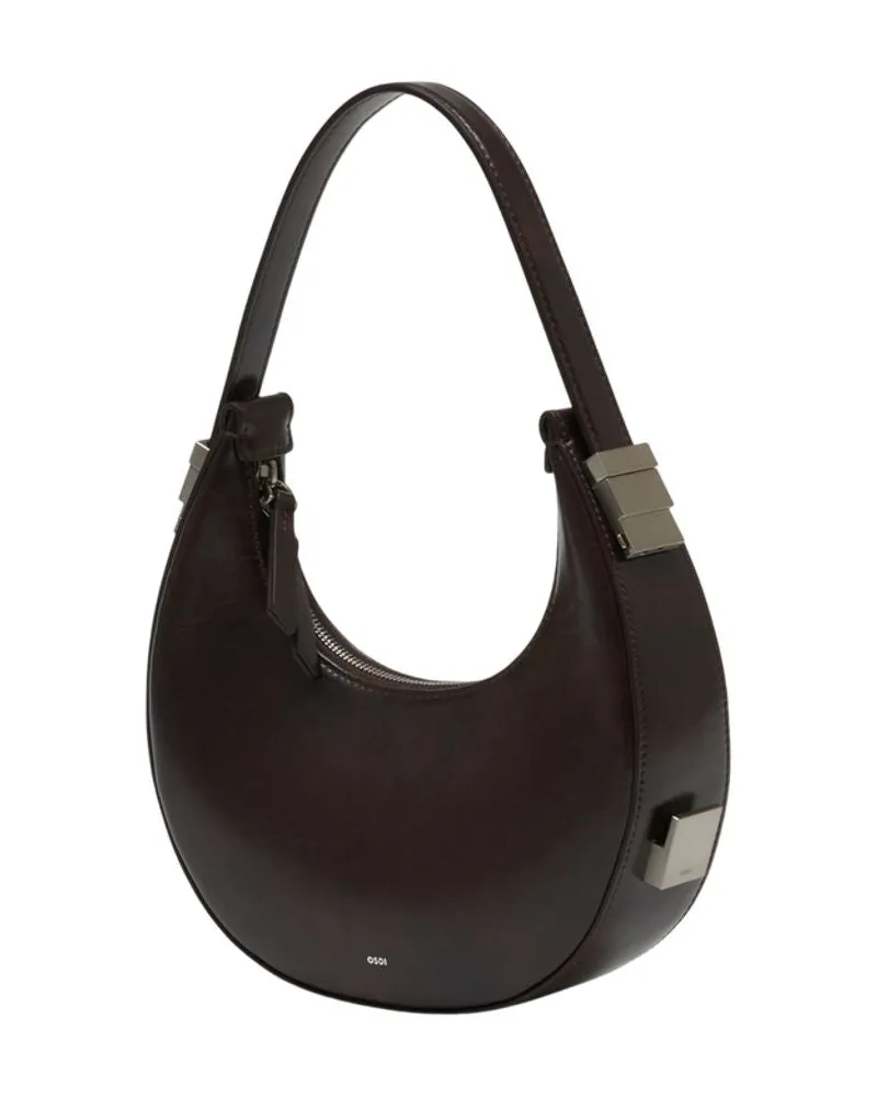 OSOI Women's Toni Mini Purse -  Leather Brown Calfskin Bags Handbags-Purses Brown