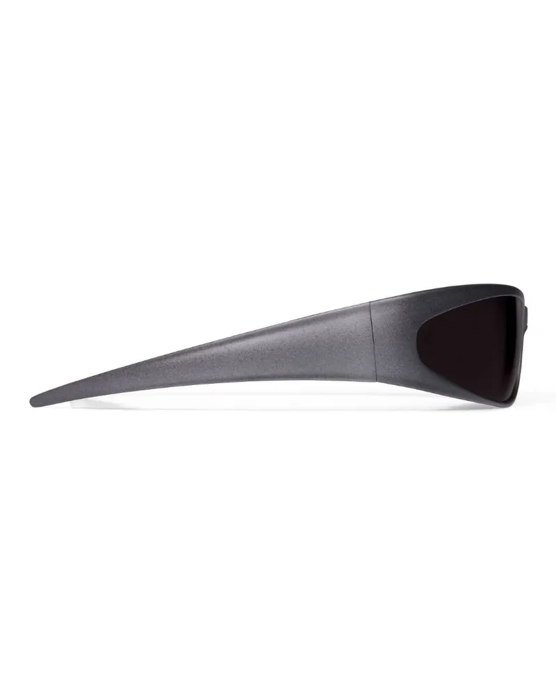 Balenciaga Oval-Frame Sunglasses — Grey Grey