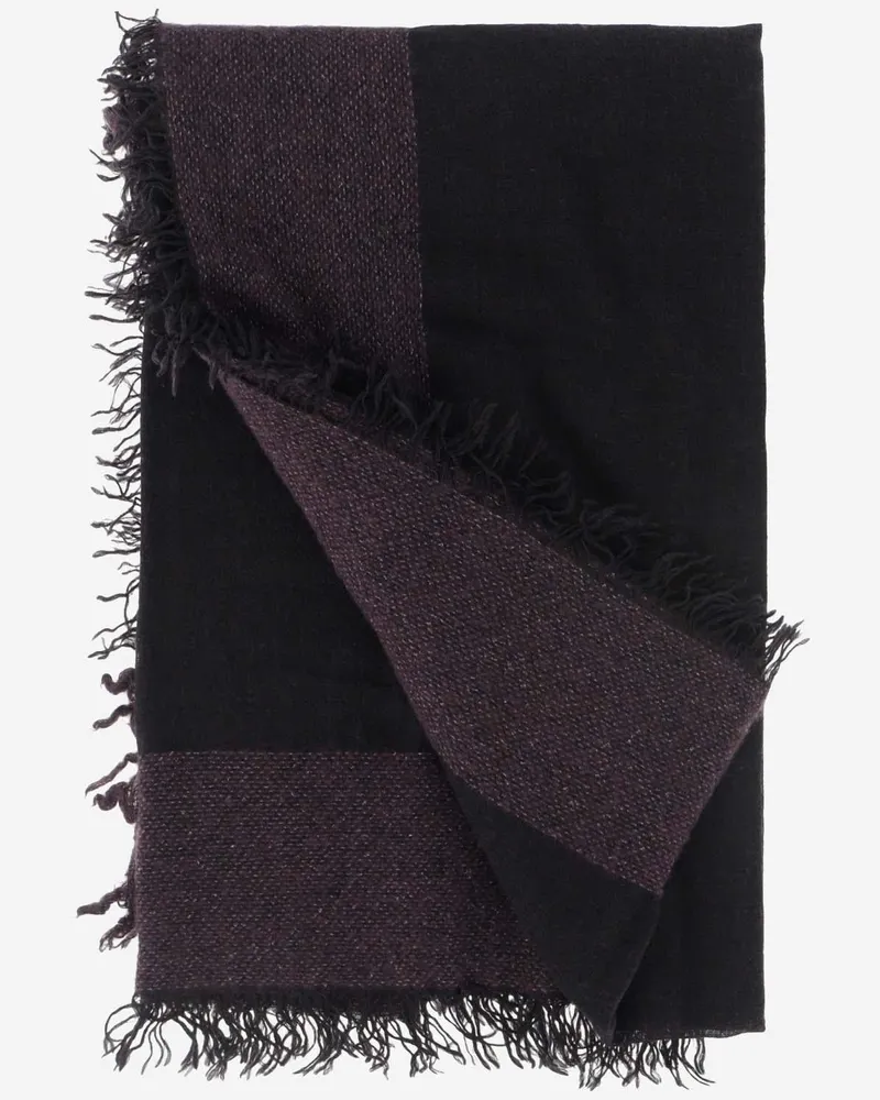 Faliero Sarti Women's Isadora Scarf Purple Virgin Wool Scarfs Purple