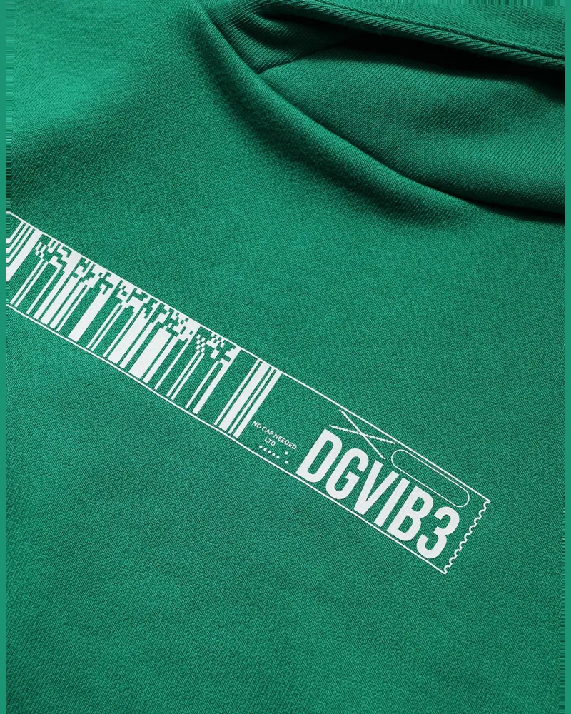 Dolce & Gabbana Barcode-Graphic Cotton Hoodie 