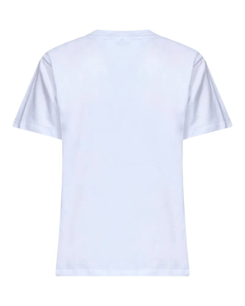 AMI Paris Women's T-Shirt Ami De Cœur White Cotton T-Shirts & Jerseys 