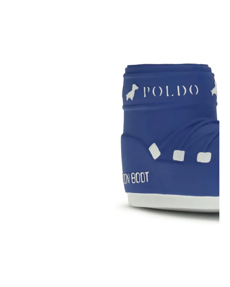 Moon Boot Unisex Sound Toy By Poldo X Moonboot Squeaky Blu Plastic Extras Blu