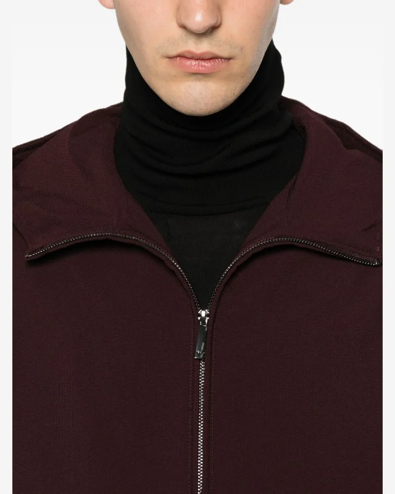Emporio Armani Nylon Blouson Jacket — Burgundy Burgundy