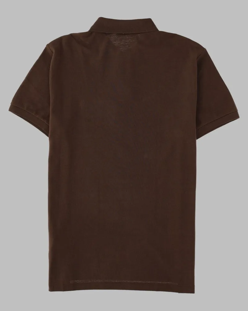 Ralph Lauren Cotton Polo Shirt — Brown Brown