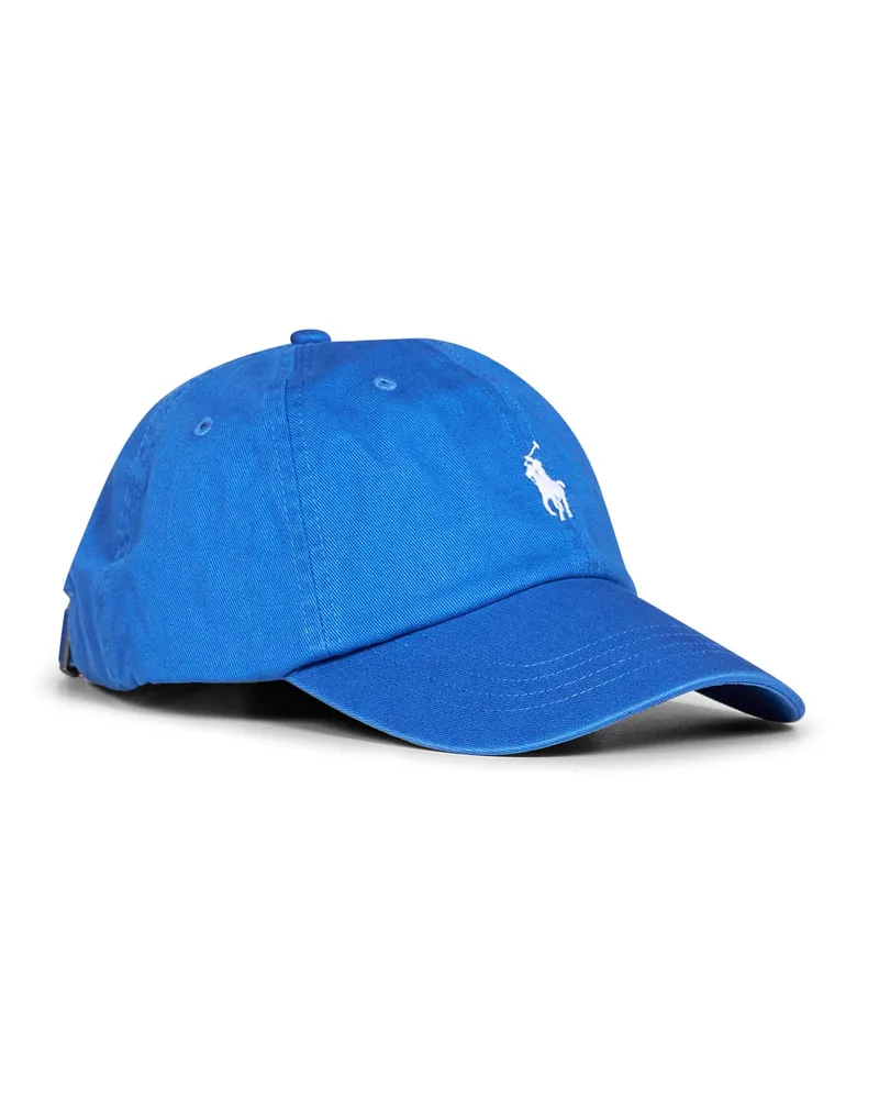 Ralph Lauren Women's Baseball Cap Pony Embroidery Light Blue Hat Blue