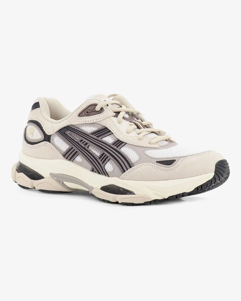 Asics Men's Trainers Gel-Nyc 2.0 Beige Mesh Mesh-Suede-Rubber Mesh/suede/rubber Sneaker Beige
