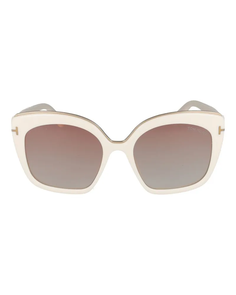 Tom Ford Unisex Sunglasses  Ft0944 25t 19-140 Plastic Cream