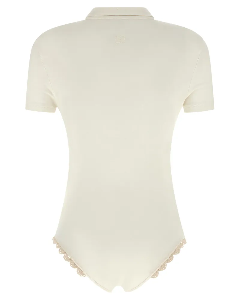 Magda Butrym Bodysuit — Cream Cream