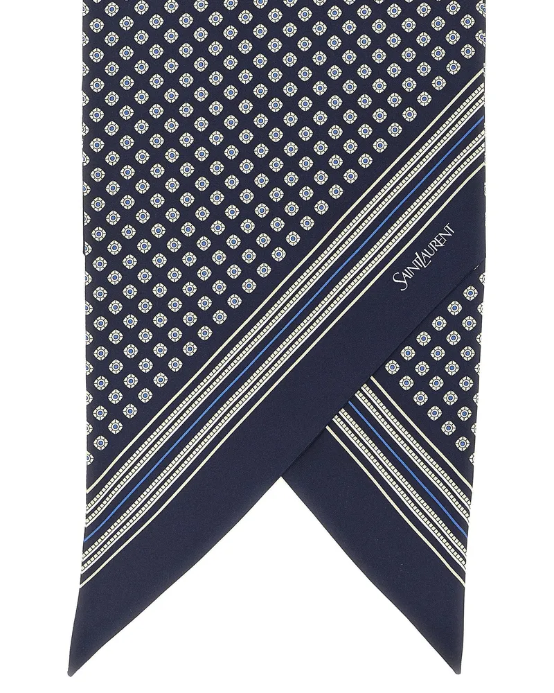 Saint Laurent Scarf — Navy Navy