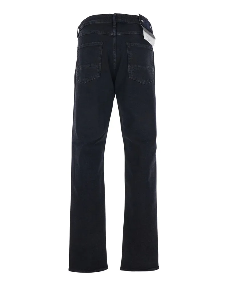 Stone Island Men's Jeans Black Stretch Denim Cotton Black