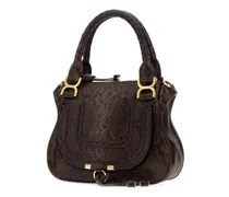 Women's Printed Leather Small Marcie Shoulder Bag Kohlbrown Borse A Secchiello