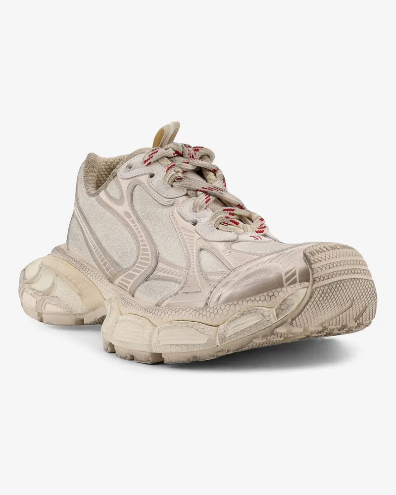 Balenciaga Women's 3xl Mesh Sneakers Beige Mesh-Rubber Trainers Mesh/rubber Beige