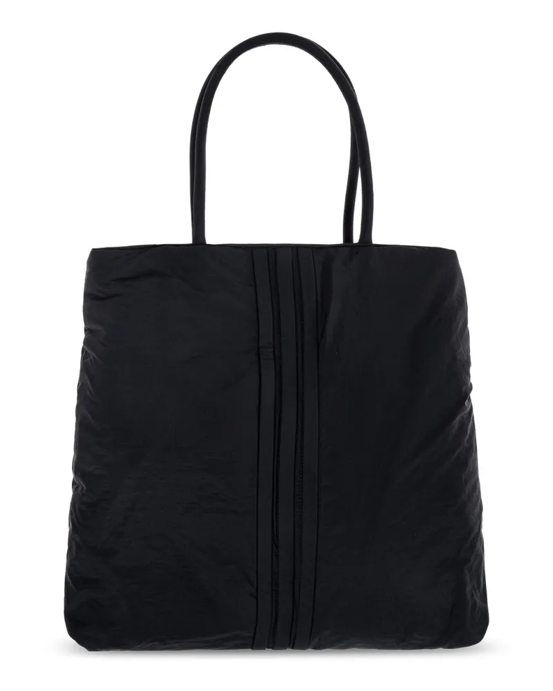 Y-3 Women's Padded Stripes Logo Tote Bag Black Black