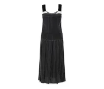 Women's Dress Black Silk