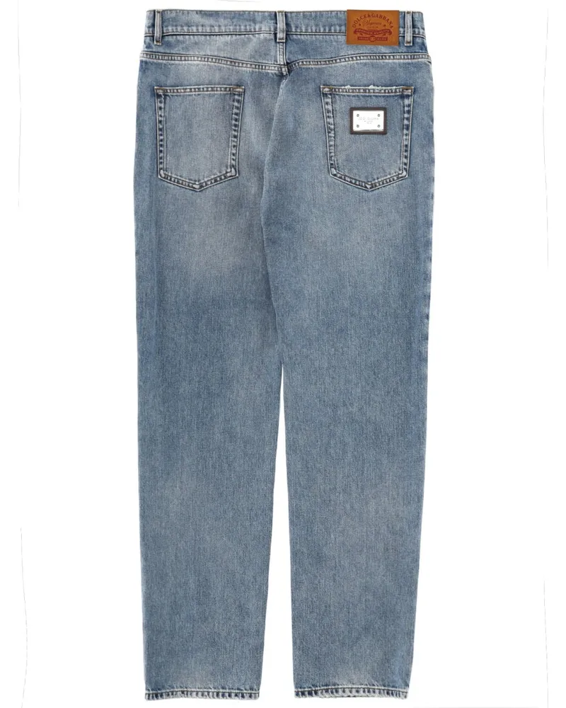 Dolce & Gabbana Classic Cotton Denim Jeans — Blue Blue