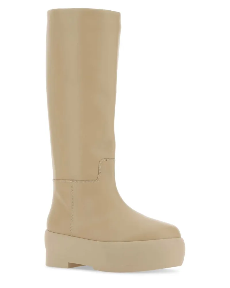 Gia Borghini Women's Sand Leather Gia 16 Boots 4300 Stivali Beige