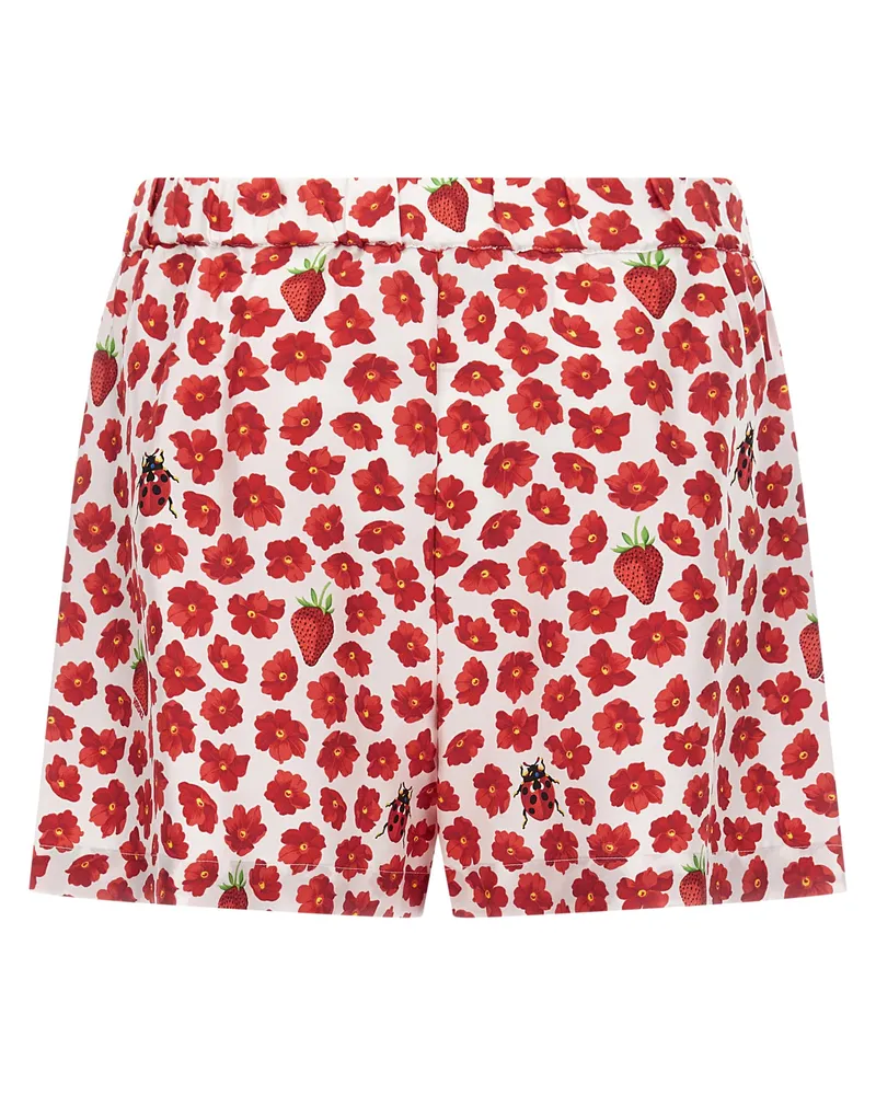 Versace Women's Multicolor Silk Bermuda Shorts Multicolor