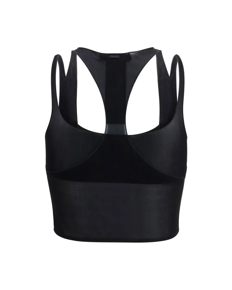 Gucci Women Black Viscose Blouse Black