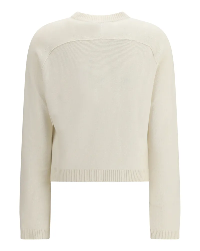 Gucci Women's Cardigan Wool And Cashmere White-Mix White/mix Sweater White