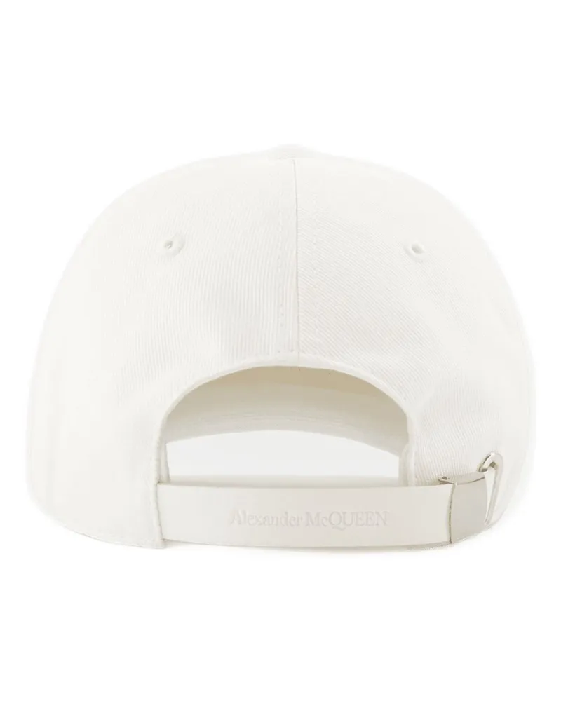 Alexander McQueen 7594504105Q9038 Baseball Cap — White White