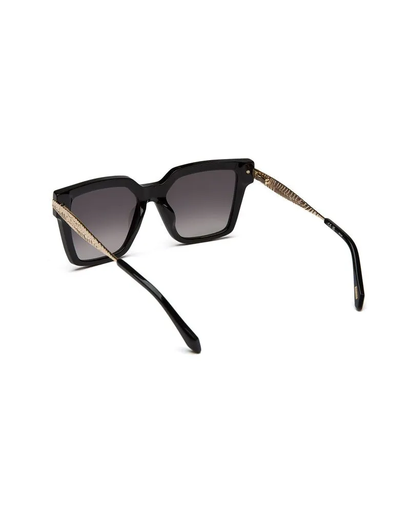 Just Cavalli Women's Sunglasses Shiny Black Acetate Black