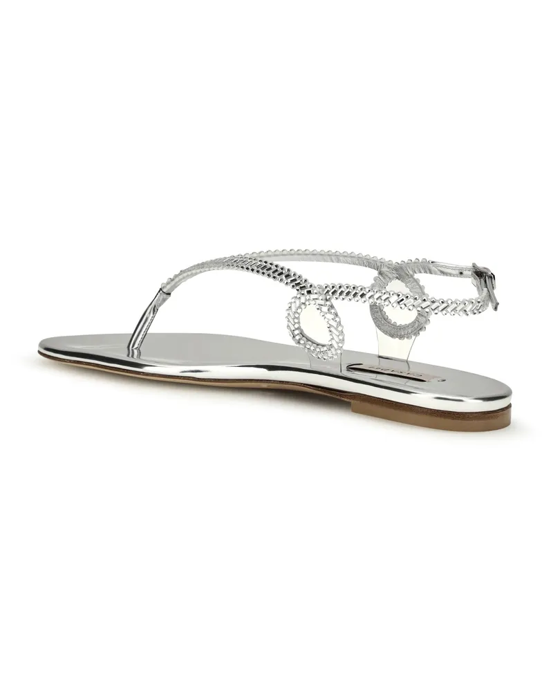 Casadei Josephine Sandals — Silver Silver