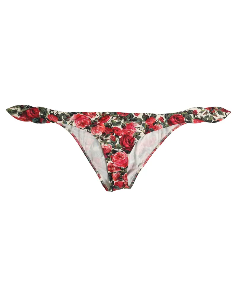 Dolce & Gabbana Women's Multicolor Floral Print Beachwear Bikini Bottom Nylon Elastane Clothing Multicolor