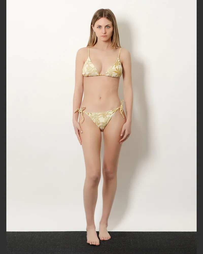 Eres Women's Bikini Top Yellow Polyamide Swimwear Sea Clothing Yellow