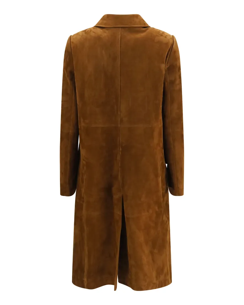 Tom Ford Lambskin Coat — Brown Brown