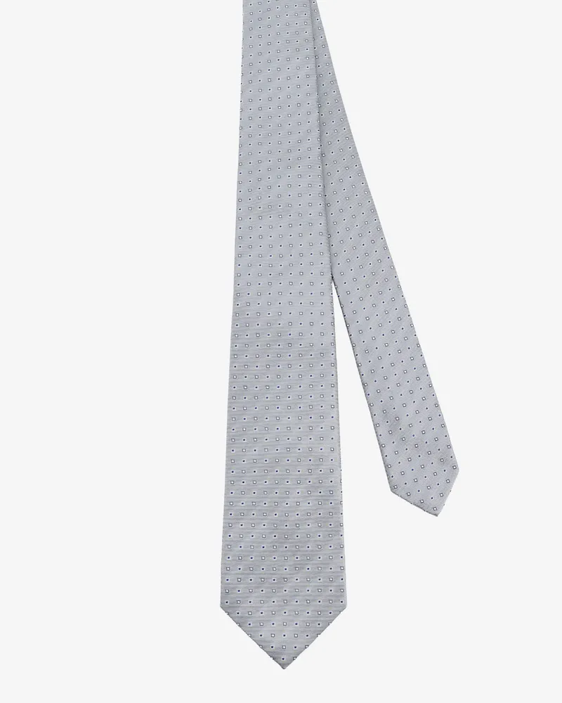 Kiton Men's Silk Tie Grey Ties & Bow Gray