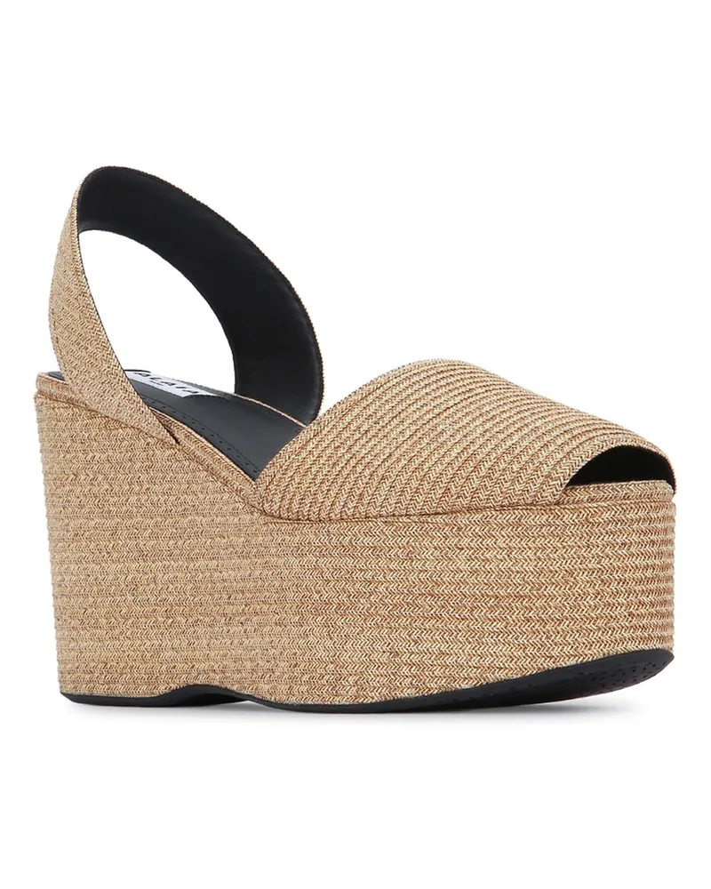 Alaïa Women's Slingbacks Slingback Flat Beige Leather Beige