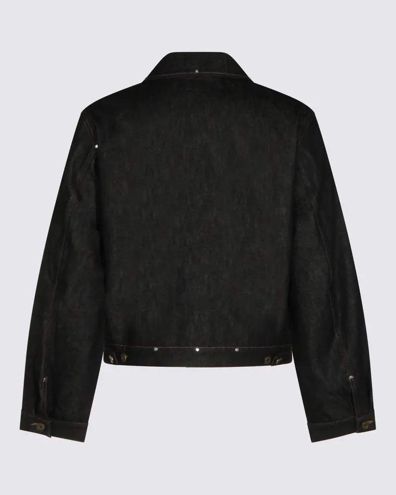Christophe Lemaire Men's Jackets Slate _co Black