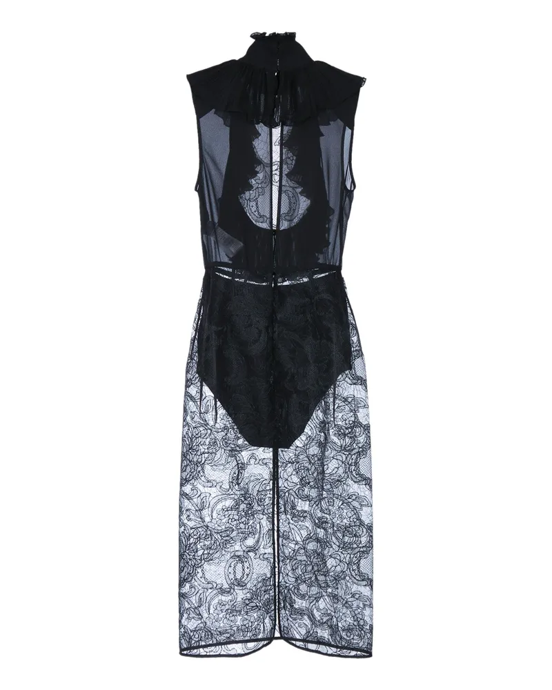 Elisabetta Franchi Longuette Dress — Black Black