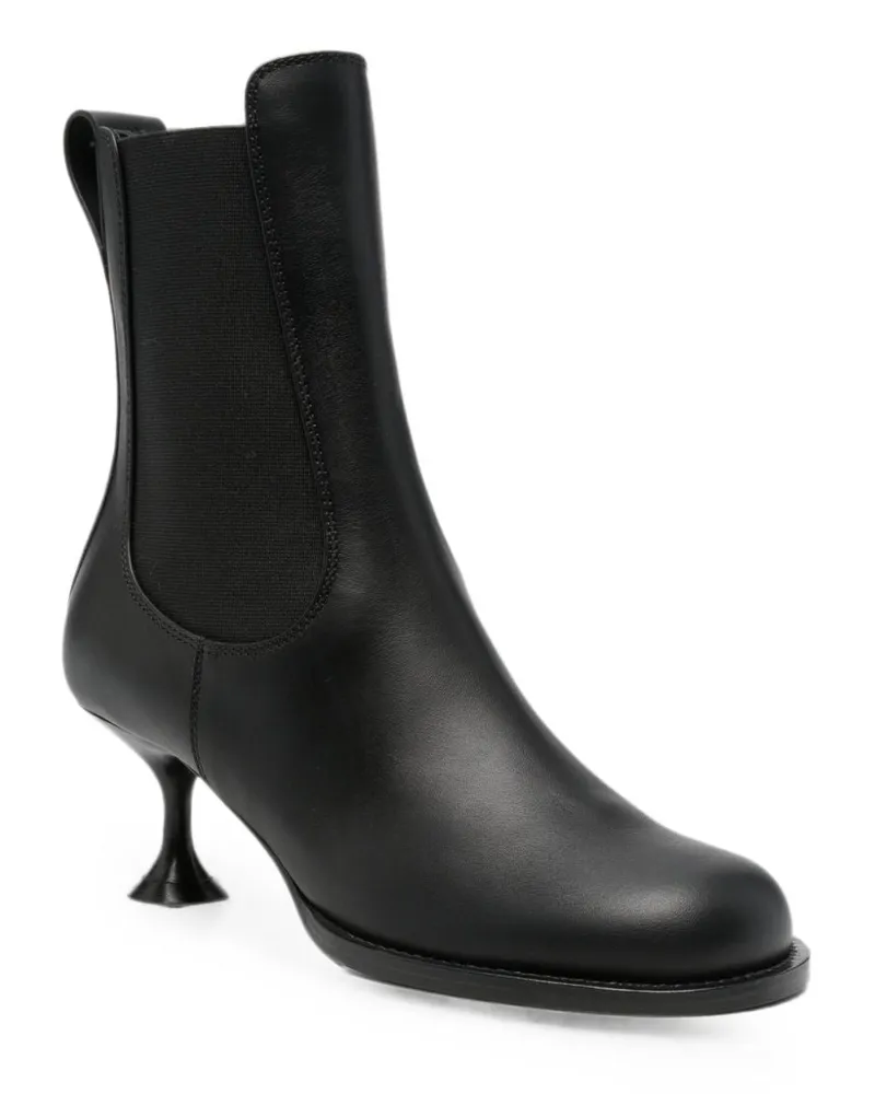 Sergio Rossi Elasticated Chelsea Boot — Black Black